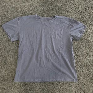 Medium navy blue box tee